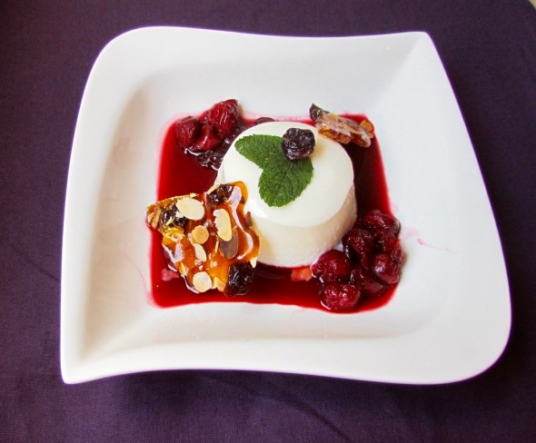 Yoghurt Panna Cotta &amp; Cherry Compote 4