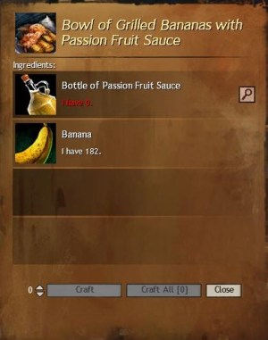 Grilled Bananas with Passion Fruit Sauce