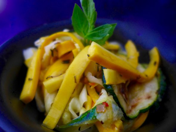 Zucchini-Salad-and-Pizza-Bianco-7