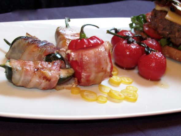 Mushroom-Burger-and-Chilli-Pepper-Poppers-2