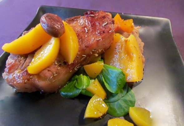 Veal-Chops-Rosemary-Peaches-Apricot-Chestnut-Puree-2