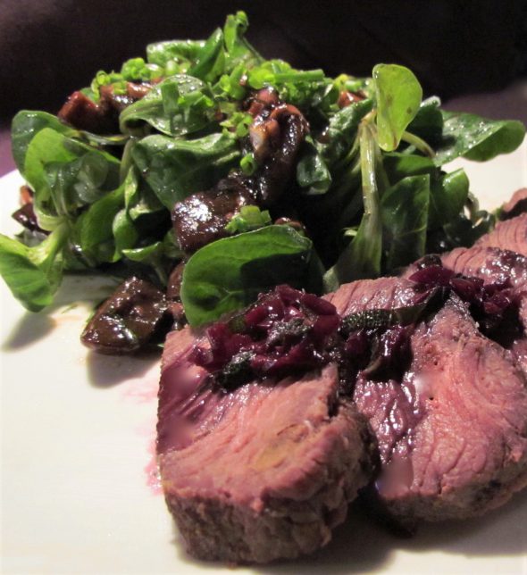 Ostrich-Steaks-Warm-Mushroom-Salad-3