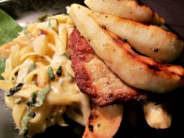 Veal, Pears and Gorgonzola 1