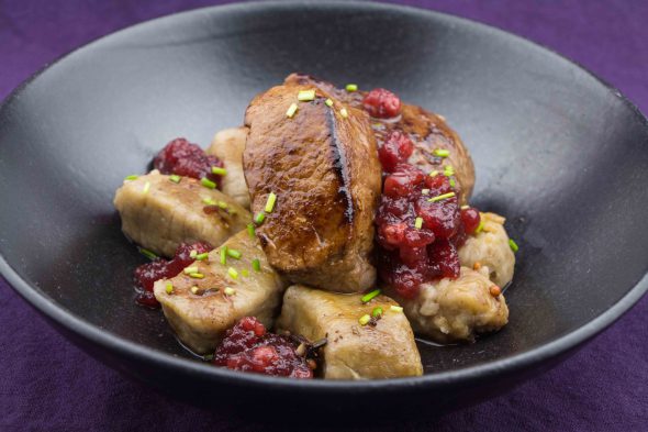 venison-filet-chestnut-gnocchi-cowberry-sauce-1