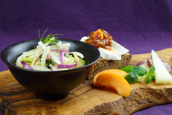 Kohlrabi-Apple-Mint-Salad-Elderflower-Dressing-5