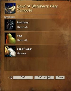 Blackberry Pear Compote