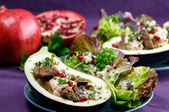 Eggplant-Stirfry-Toasted-Barley-Pomegranate-Salad-2