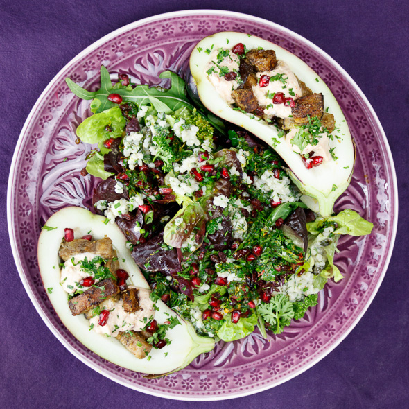 Eggplant-Stirfry-Toasted-Barley-Pomegranate-Salad-4