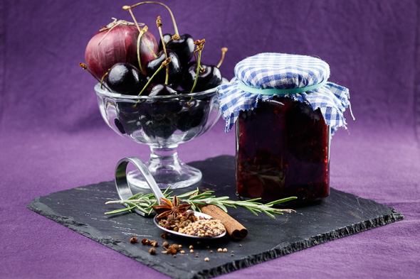 Coffee-Rubbed-T-Bone-Steaks-Black Cherry-Malt-Beer-Glaze-2
