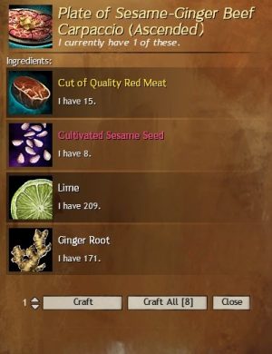 Sesame-Ginger Beef Carpaccio