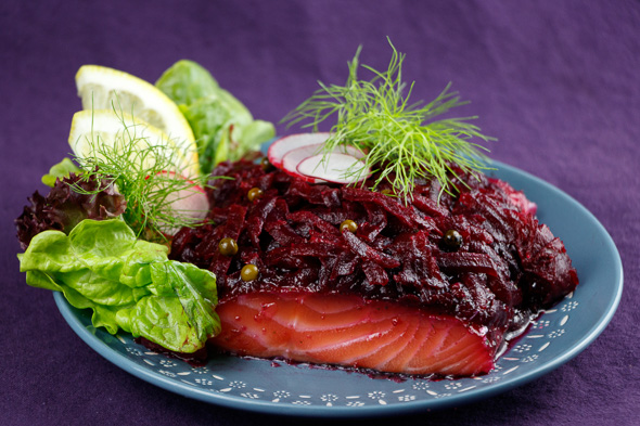Beetroot-Lingonberry-Pastis-Cured-Salmon-Cheesecake-1